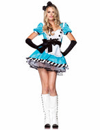 MOONIGHT Alice in Wonderland Costume Sexy Blue Maid Costume Adult Fancy Dress Cosplay sexy costumes Holloween