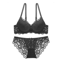 Women Girls Ladies Strappy Soft Sexy Lace Bra Set See-through Lingerie Lingerie Underwear Panties