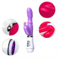 Ladies Vibrator G Spot Stimulus Massager Waterproof Vagina and Clitoris Stimulation Rabbit Massager